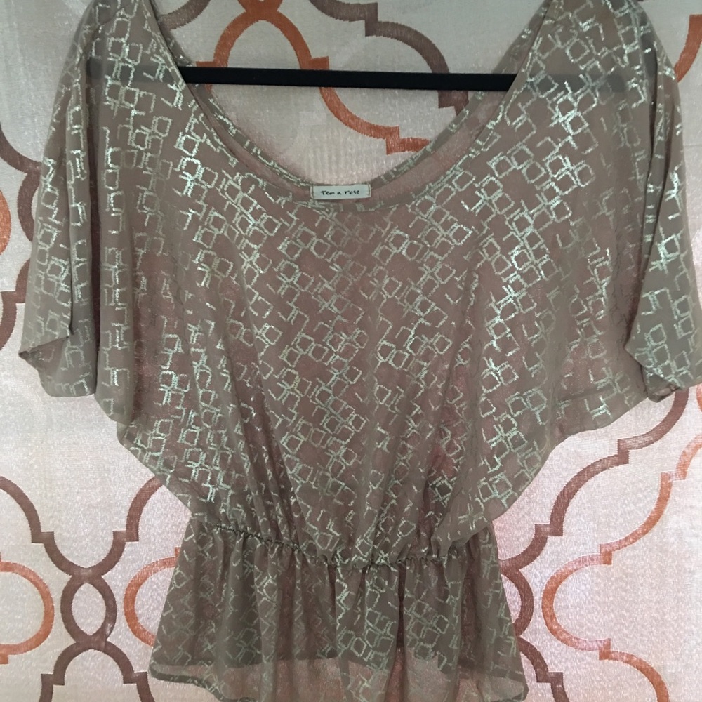 Flowy Sheer Top
